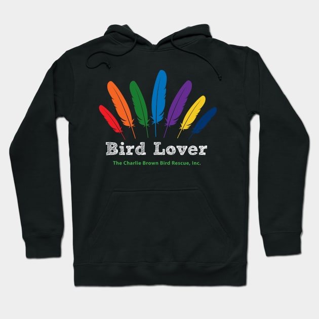 CB bird lover - white type Hoodie by Just Winging It Designs